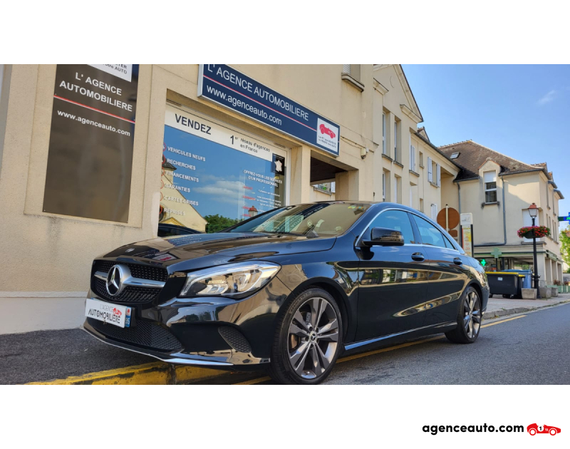 Achat voiture occasion, Auto occasion pas cher | Agence Auto Mercedes Classe CLA 200d 7G-TRONIC SENSATION SUIVI MERCEDES! Noir Année 2017 Automatique Diesel